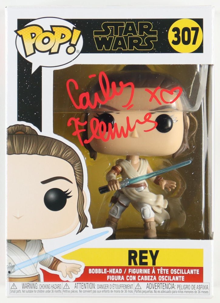 Cailey Fleming Signed Star Wars Rey Funko Pop #307 (JSA)