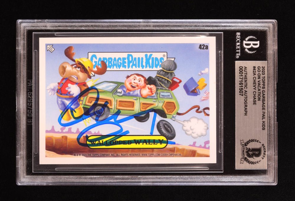 Chevy Chase Signed 2023 Garbage Pail Kids #42B (BGS)