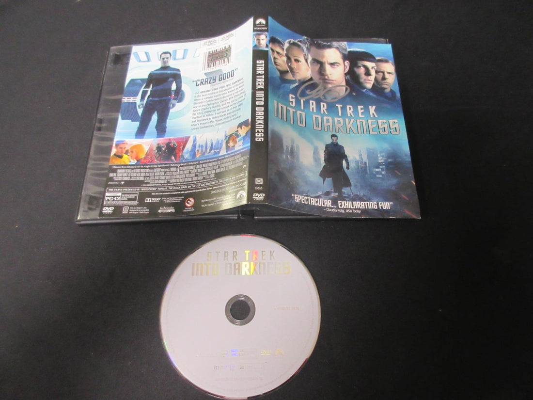 Chris Pine Signed DVD Direct COA