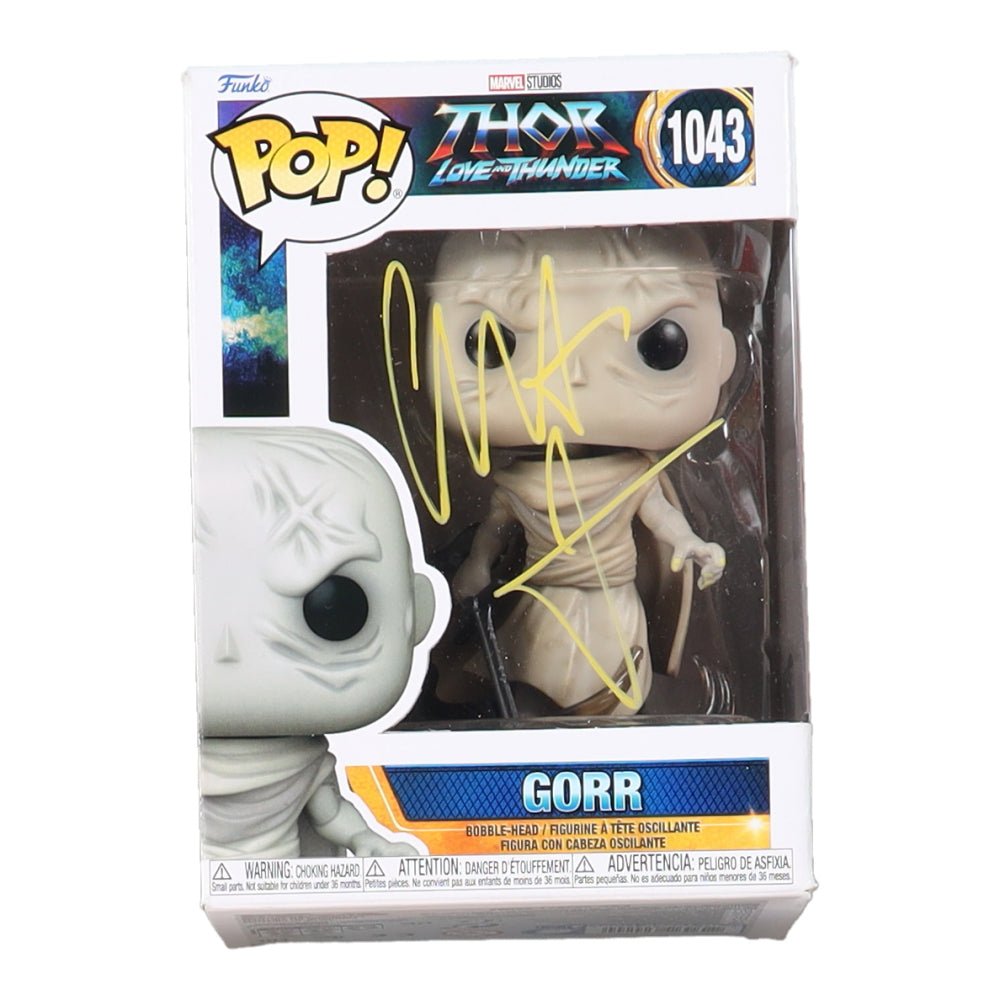 Christian Bale Signed Thor Gorr Funko Pop #1043 (Beckett)