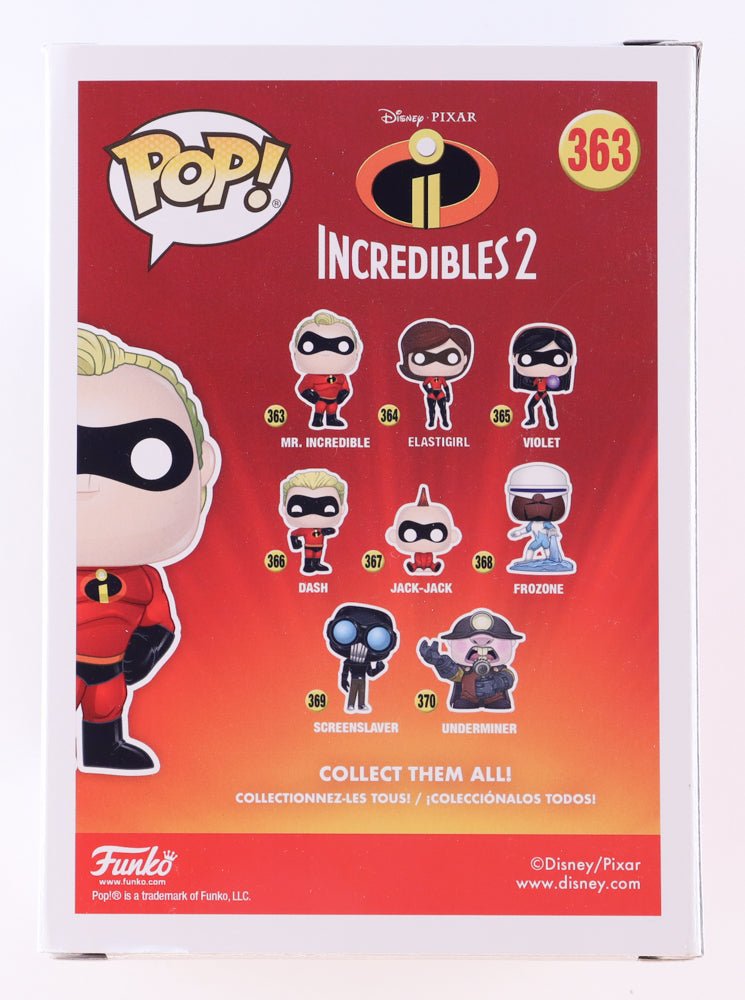 Craig T. Nelson Signed 'Incredibles II' Mr. Incredible #363 Funko Pop (JSA & PSA)