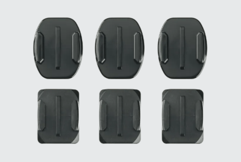 GoPro Adhesive Mounts, 3 Curved + 3 Flat Sticky Mounts