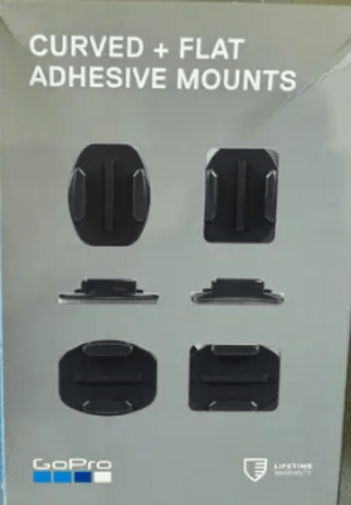 GoPro Adhesive Mounts, 3 Curved + 3 Flat Sticky Mounts