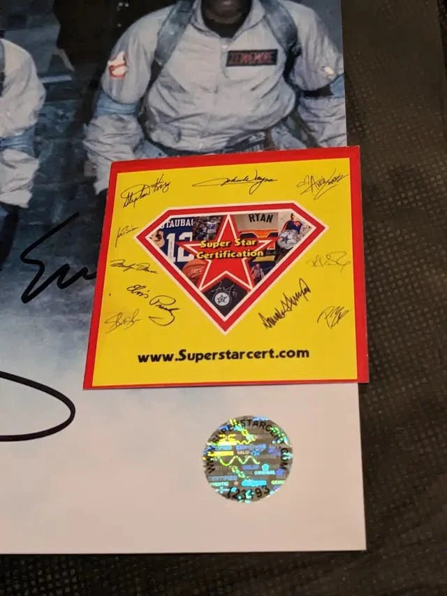 Dan Aykroyd, Bill Murray, Ernie Hudson  Ghostbusters Signed 8x10 Photo with coa