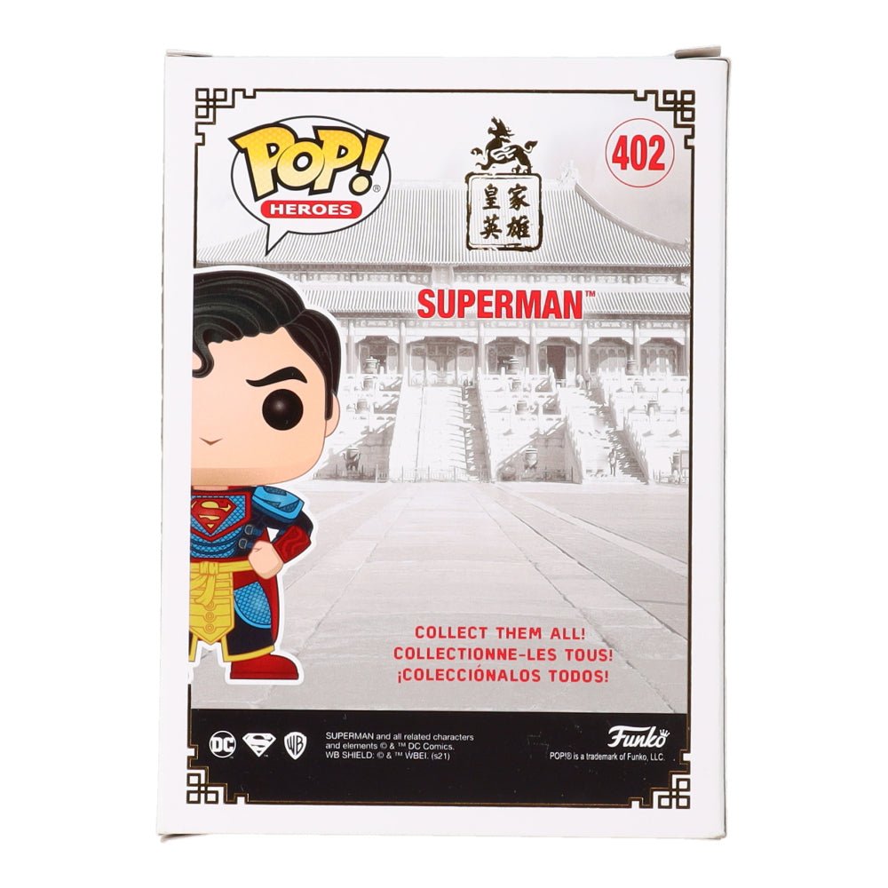 Dean Cain Signed Superman Funko Pop #402 Inscribed (JSA)