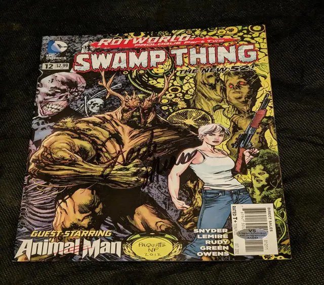 Derek Mears Signed Swamp Thing Comic Book (COA)