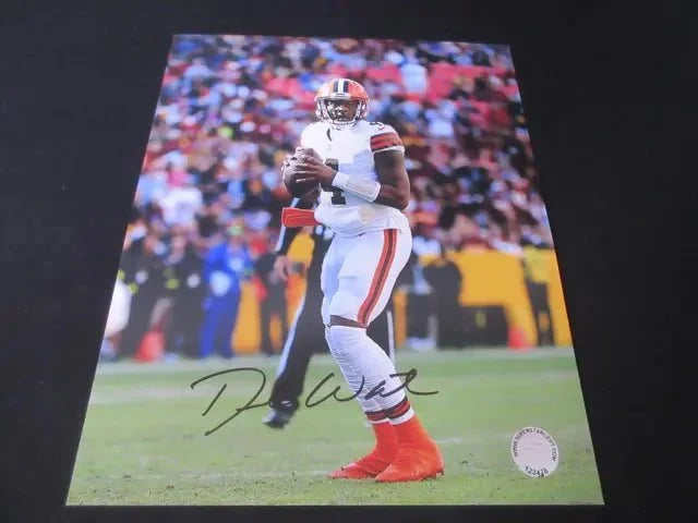 Deshaun Watson Signed Cleveland Browns 8x10 Photo (COA)