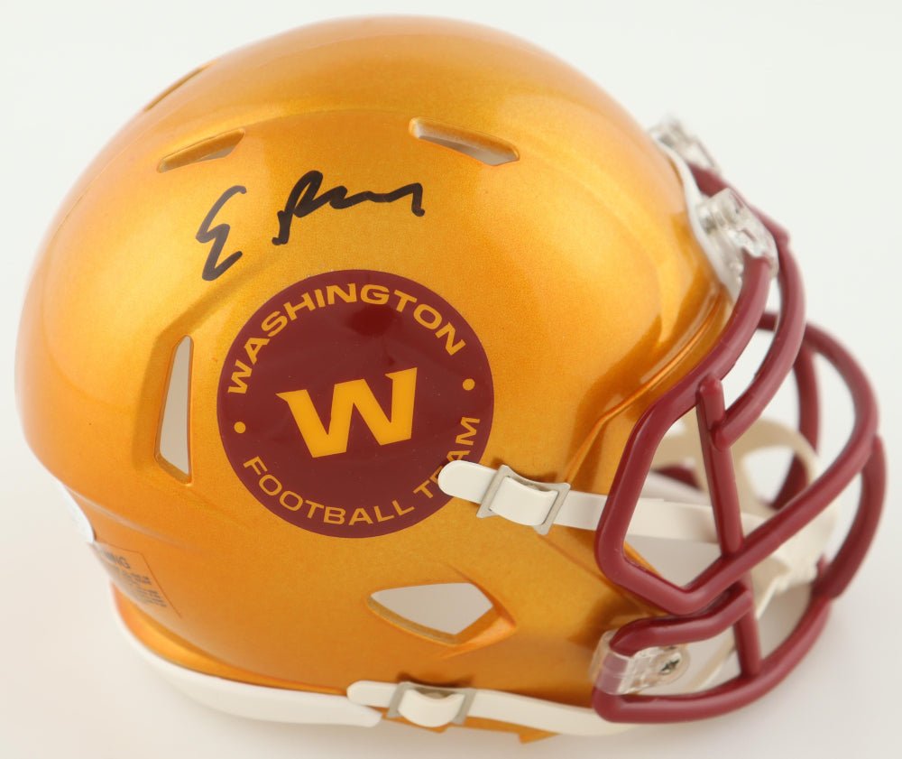 Emmanuel Forbes Jr. Signed Washington Flash Alternate Speed Mini Helmet (JSA)