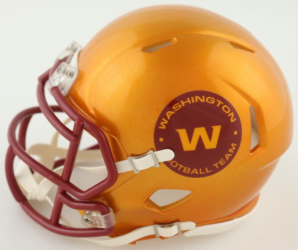 Emmanuel Forbes Jr. Signed Washington Flash Alternate Speed Mini Helmet (JSA)