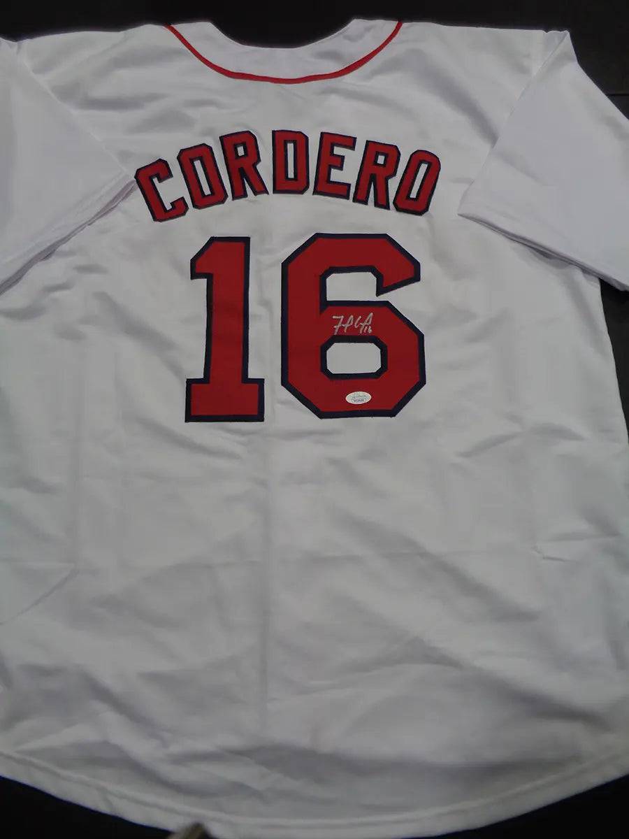 Franchy Cordero Red Sox Autographed Custom Jersey (JSA COA)