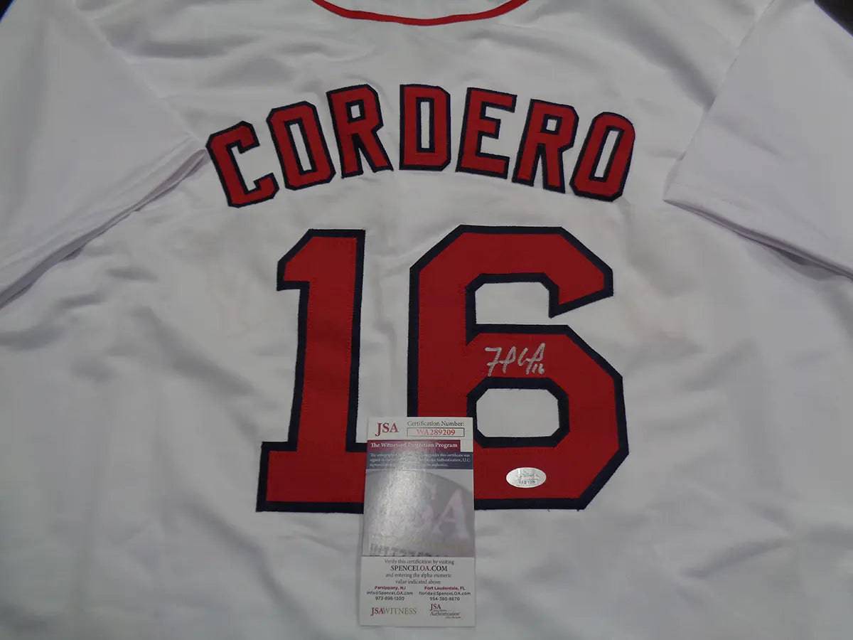 Franchy Cordero Red Sox Autographed Custom Jersey (JSA COA)
