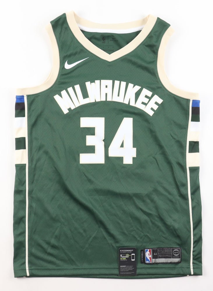 Giannis Antetokounmpo Swingman Bucks Jersey, Size 44 (Medium, Unsigned)