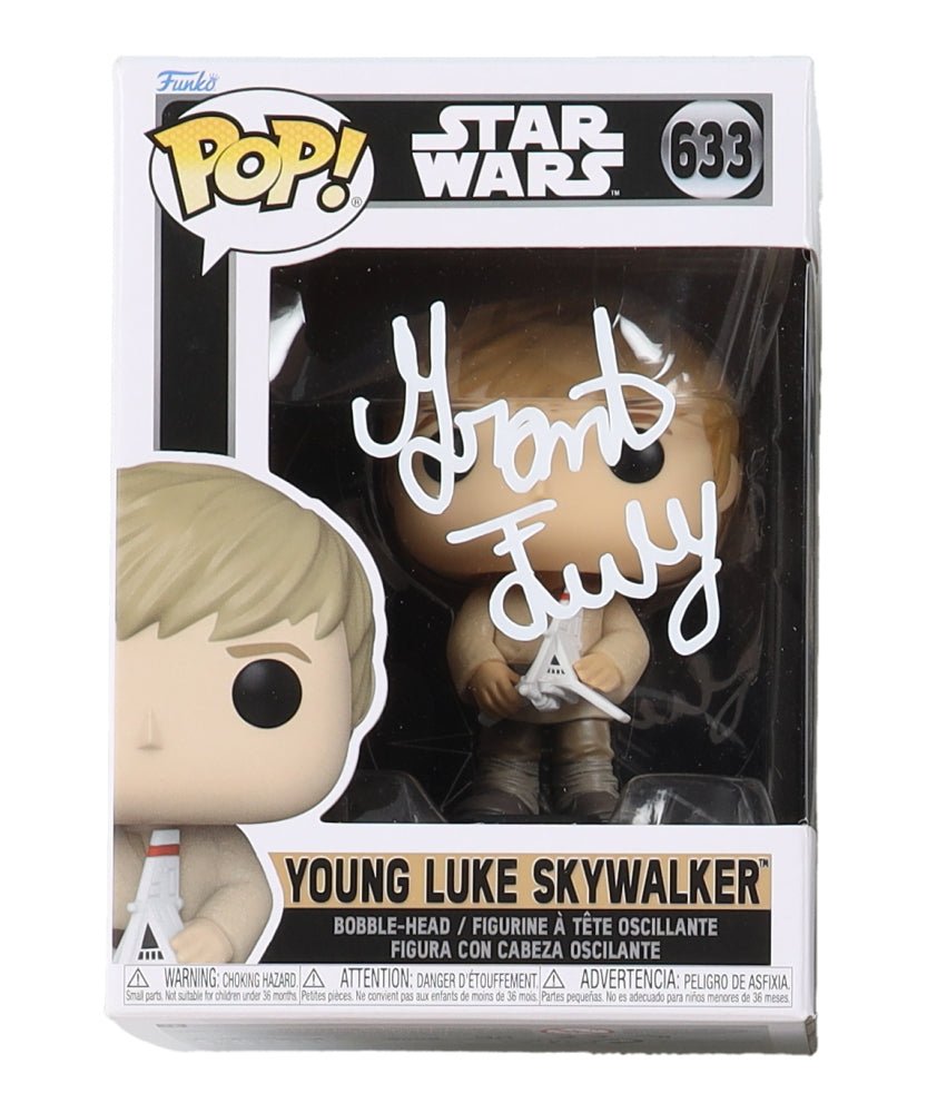 Grant Feely Signed Young Luke Skywalker Funko Pop #633 (JSA)