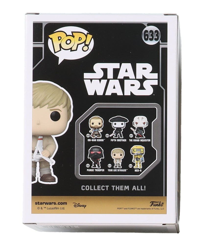 Grant Feely Signed Young Luke Skywalker Funko Pop #633 (JSA)