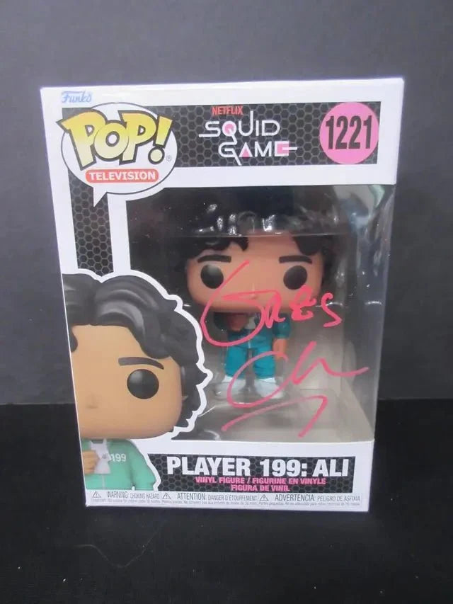 Greg Chun Signed Squid Game Player 199 Funko Pop #1221 (SSC COA)