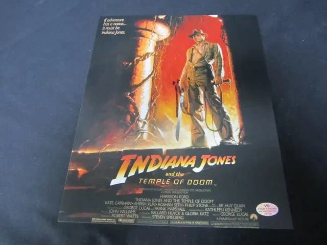 Harrison Ford Signed Indiana Jones Temple of Doom Photo (COA)