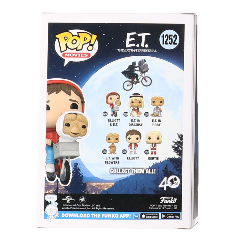 Henry Thomas Signed E.T. Elliott Funko Pop #1252 (ACOA)