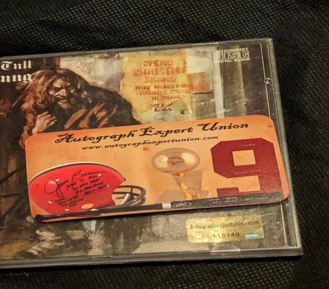 Ian Anderson Jethro Tull Signed CD Cover (COA)