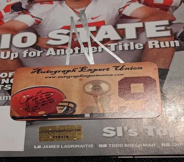 James Laurinaitis Signed Sports Illustrated Magazine (COA)