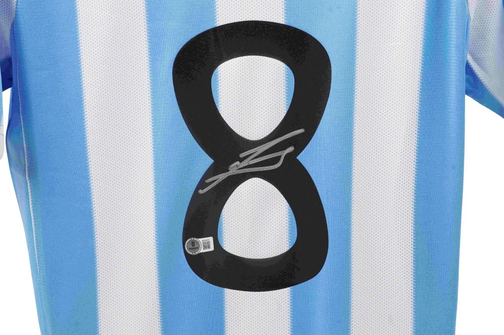 Javier Zanetti Signed Argentina National Team Jersey (Beckett)