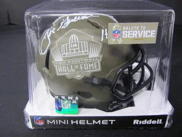 Joe Greene Signed HOF Mini Helmet (Direct COA)