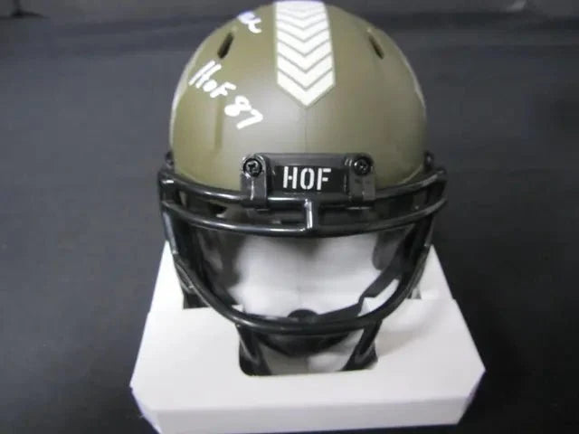 Joe Greene Signed HOF Mini Helmet (Direct COA)
