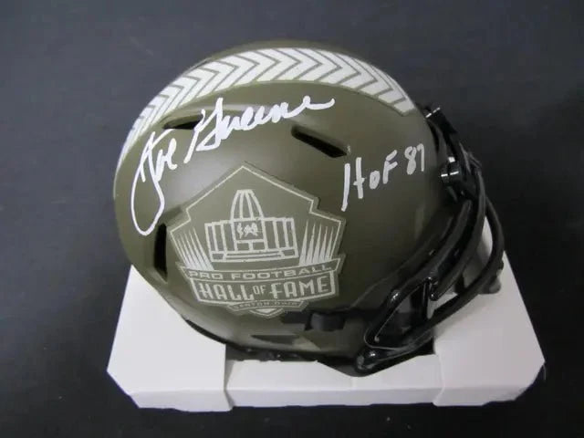 Joe Greene Signed HOF Mini Helmet (Direct COA)