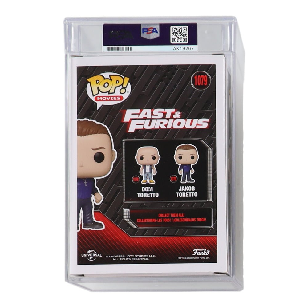John Cena Signed Cut with Fast & Furious Funko Pop #1079 (PSA)
