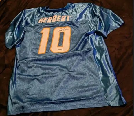 Justin Herbert Signed Jersey (COA)