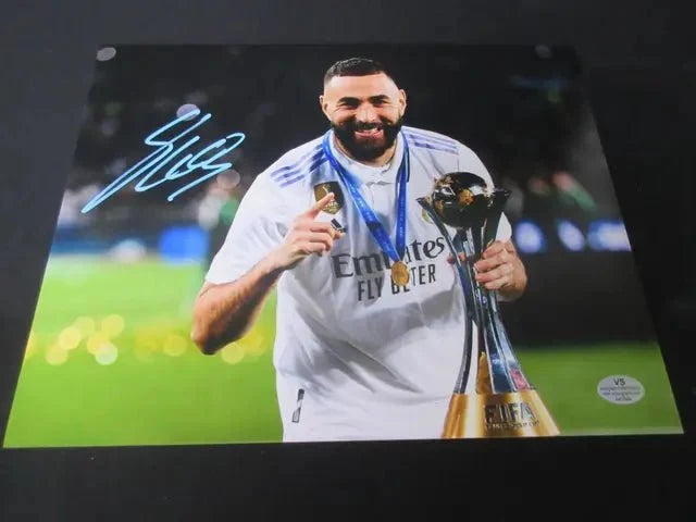 Karim Benzema Signed 8x10 Photo VSA COA