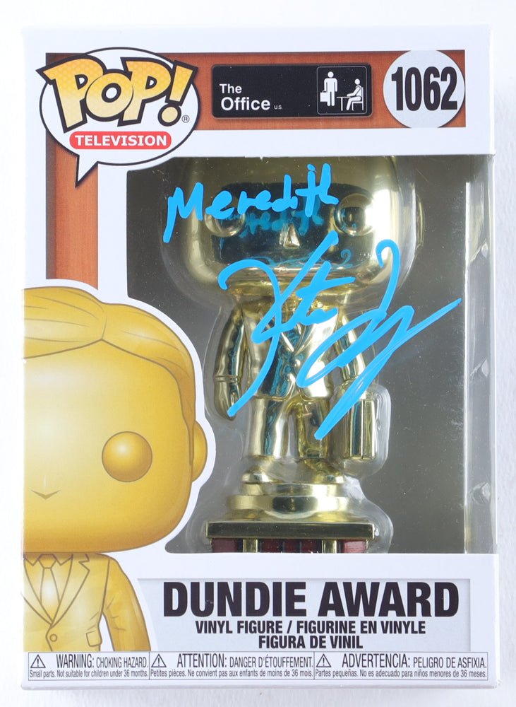 Kate Flannery Signed The Office Dundie Funko Pop #1062 (JSA)