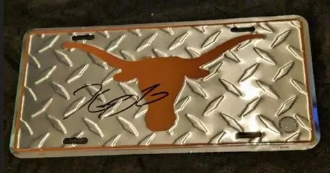 Kevin Durant Signed License Plate (COA)