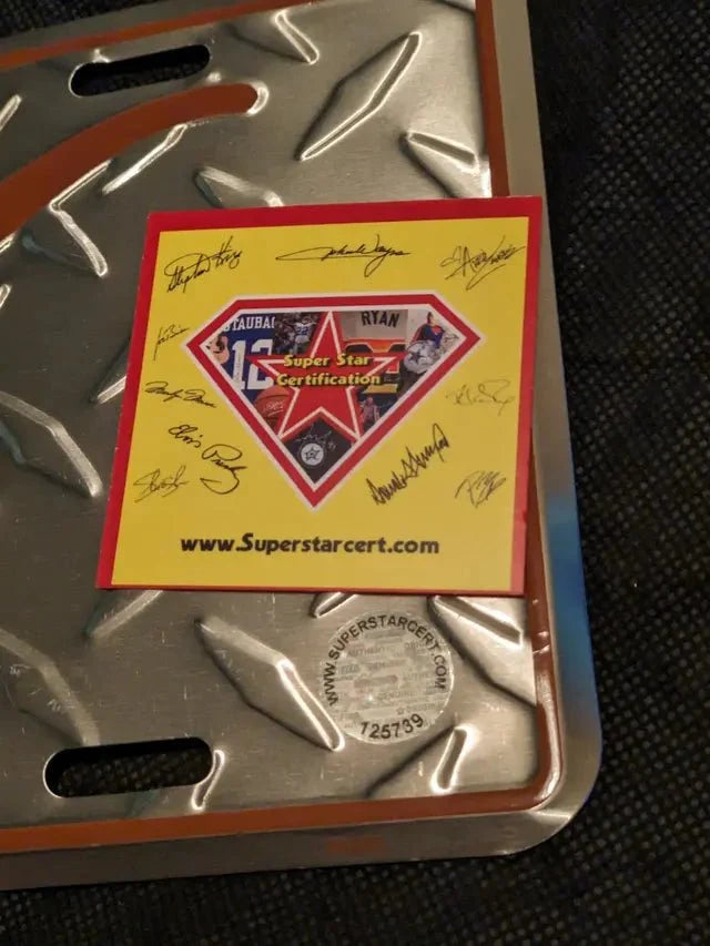 Kevin Durant Signed License Plate (COA)