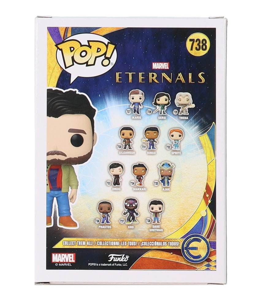 Kit Harington Signed Eternals Funko Pop #738 (Beckett)