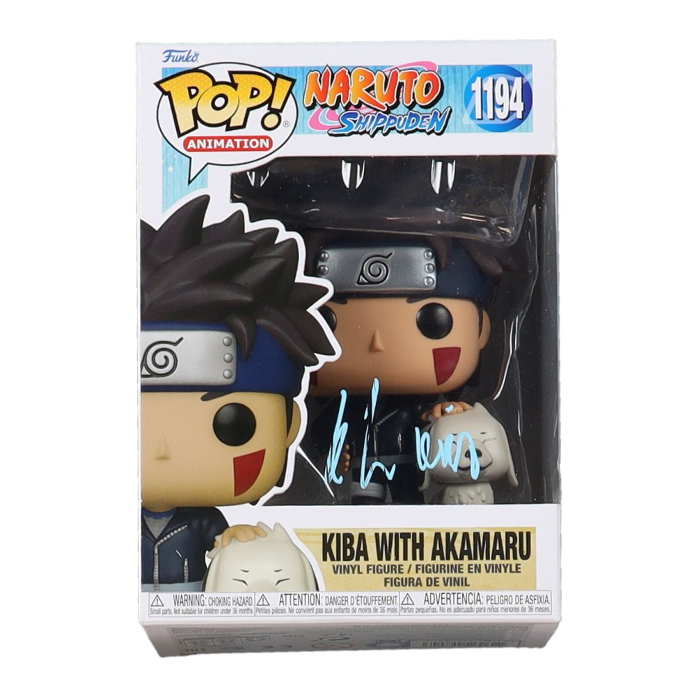 Kyle Hebert Signed Naruto Kiba Funko Pop #1194 (JSA)