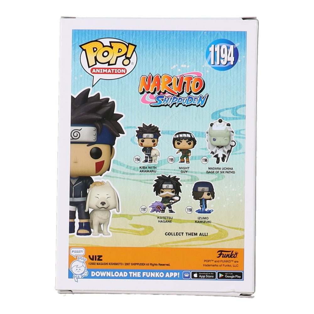 Kyle Hebert Signed Naruto Kiba Funko Pop #1194 (JSA)