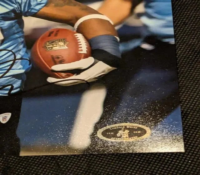 Lendale White autographed Tennessee Titans 8x10 photo with coa sticker