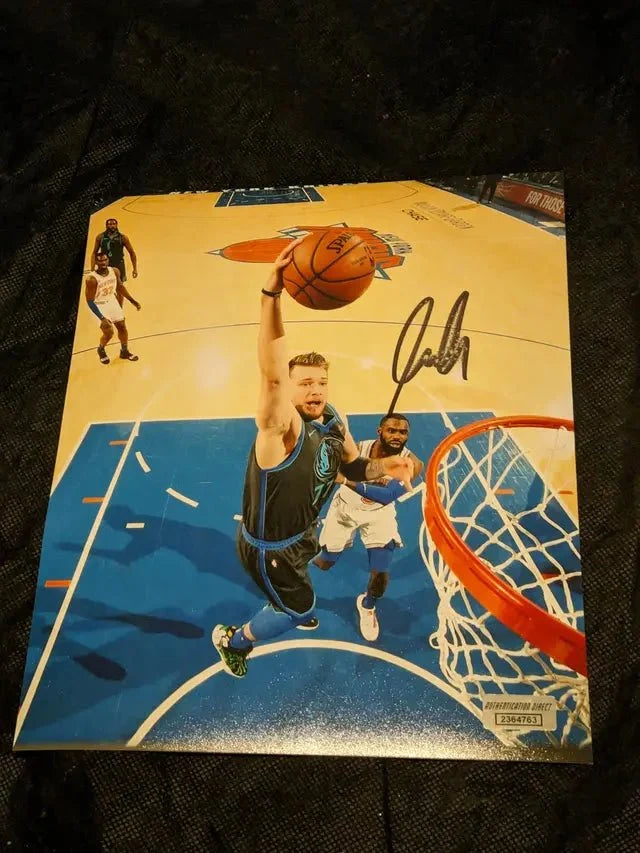 Luka Doncic Signed 8x10 Photo (COA)