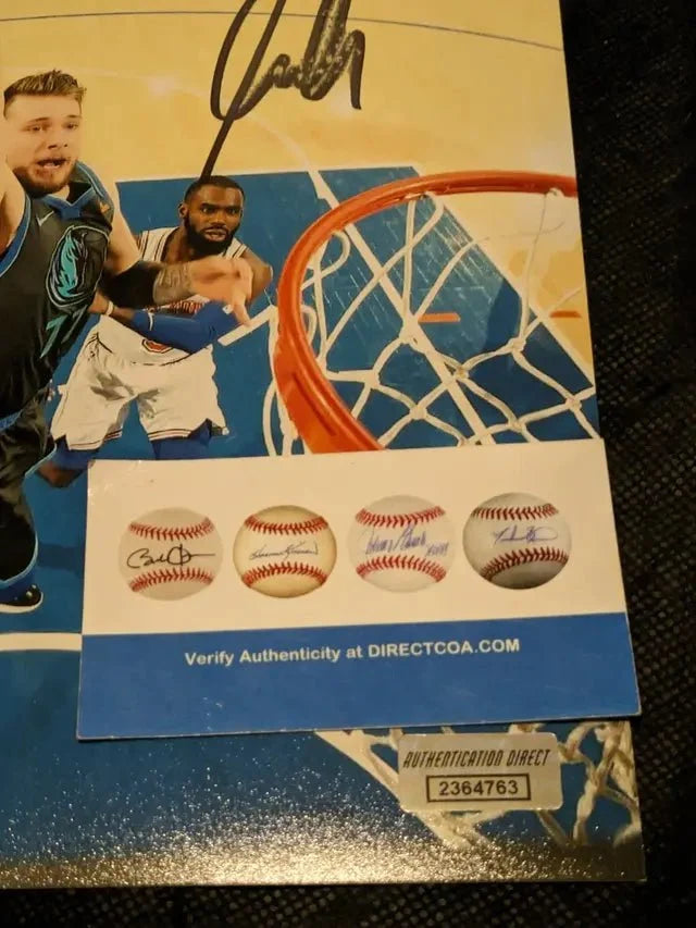 Luka Doncic Signed 8x10 Photo (COA)