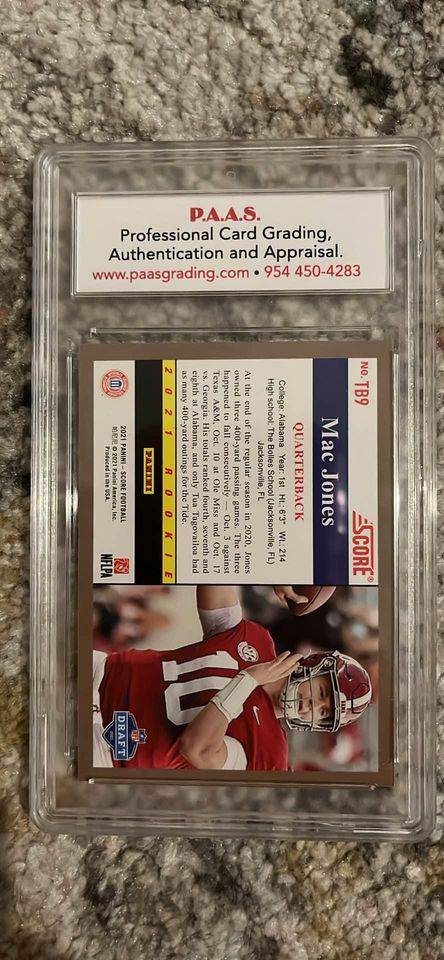 Mac Jones Card