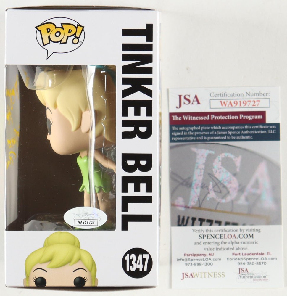 Margaret Kerry Signed Tinker Bell Funko Pop #1347 (JSA)