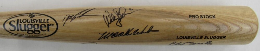 1986 Mets Multi-Signed Louisville Slugger Bat, 5 Signatures (Steiner)