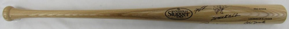 1986 Mets Multi-Signed Louisville Slugger Bat, 5 Signatures (Steiner)