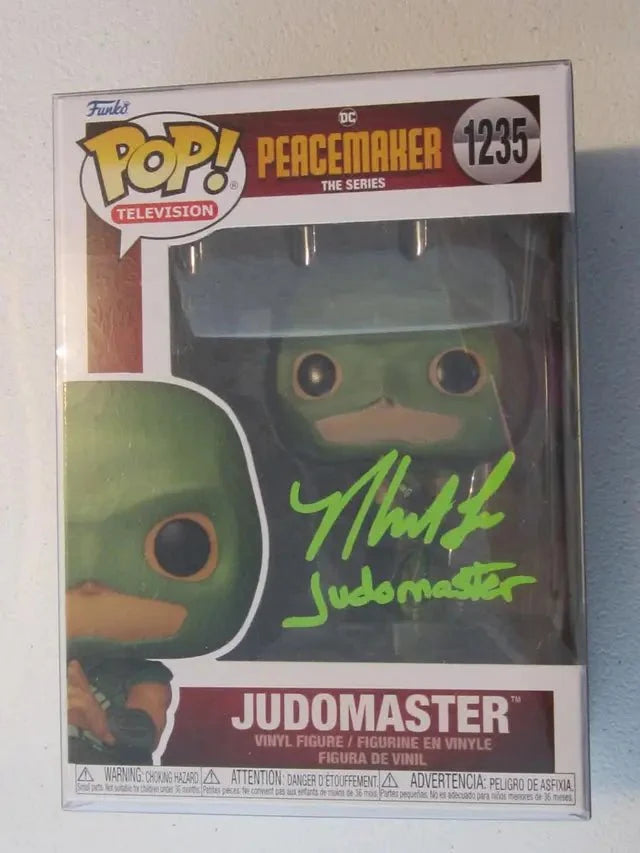 Nhut Le Signed DC Peacemaker Judomaster Funko Pop #1235 (COA)
