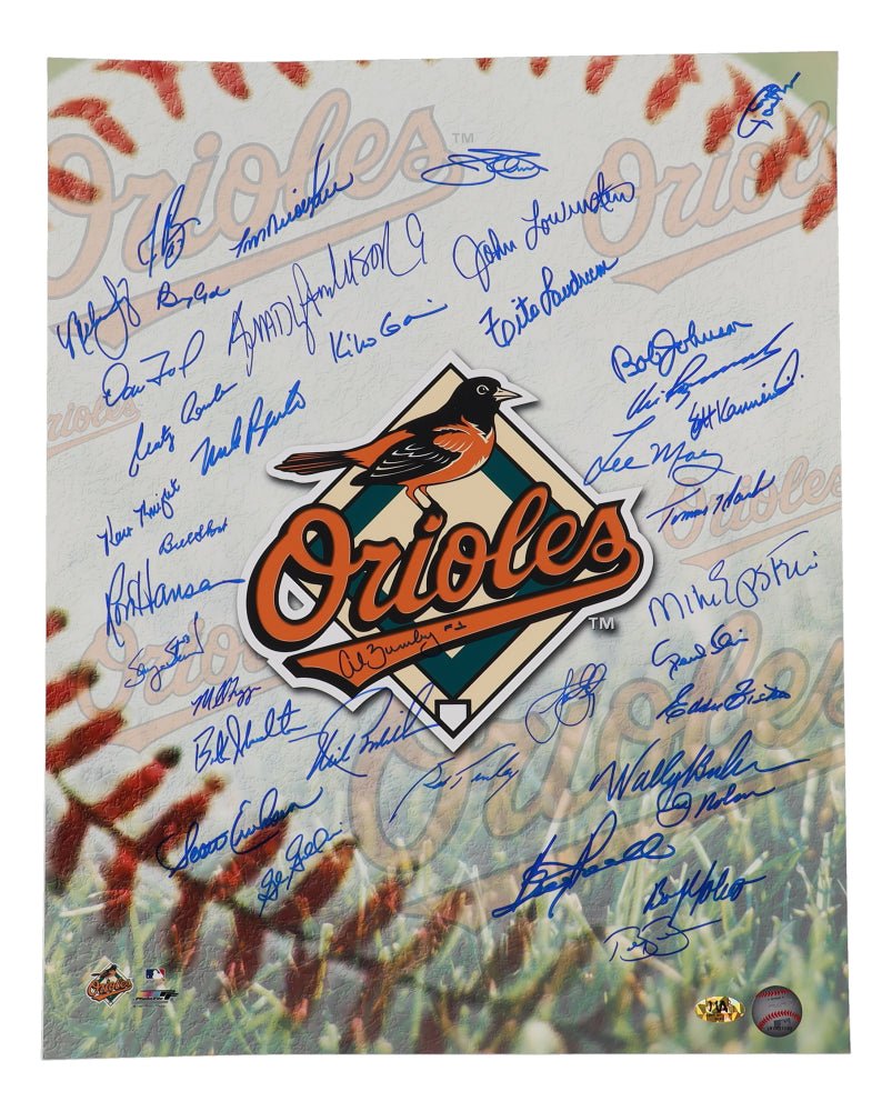 Orioles Greats Signed 16x20 Photo, 35+ Signatures (MAB)