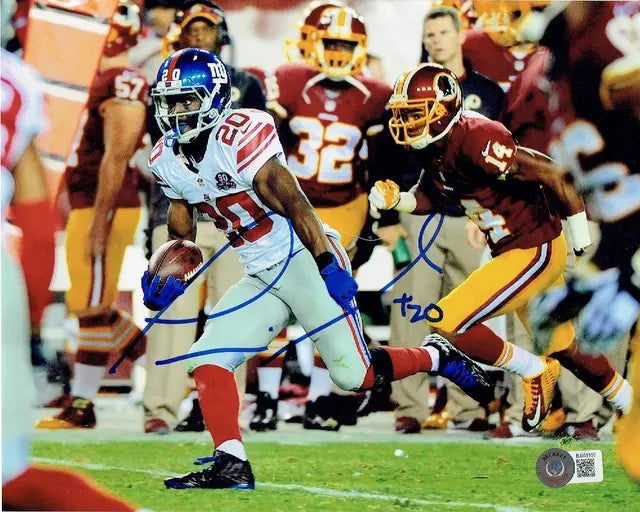 Prince Amuckamara New York Giants Autographed 8x10 Photo Beckett Holo