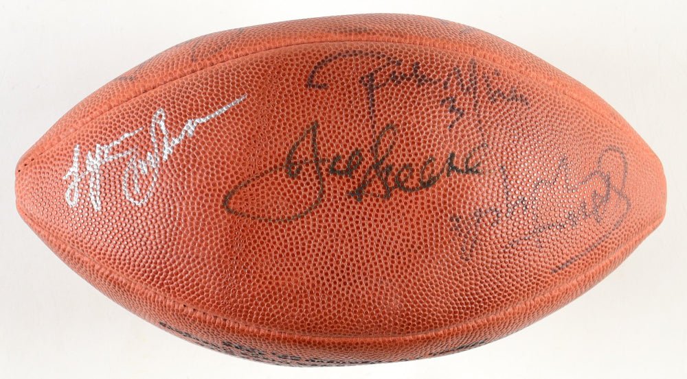 Pro Football Greats Signed Super Bowl XXIX Football, 8 Signatures (PSA)