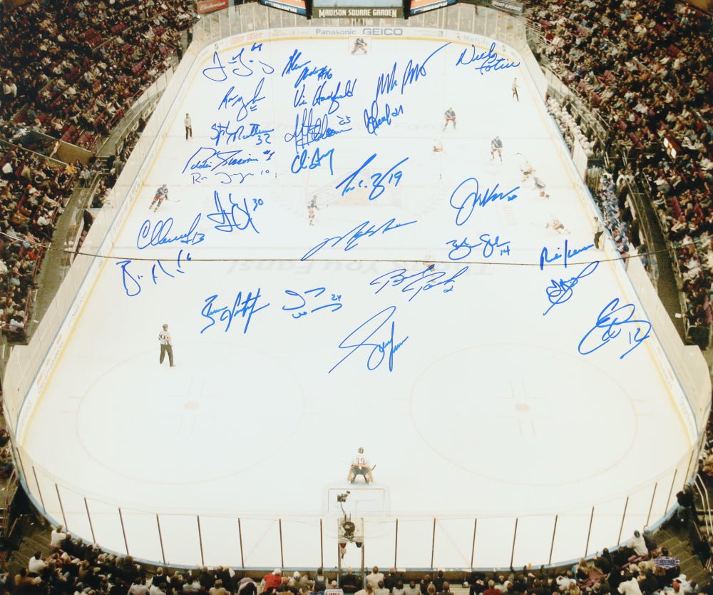 Rangers Team-Signed 20x24 Photo, 26 Signatures (Steiner)