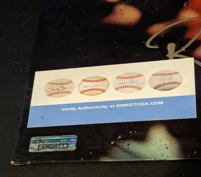 Ray Charles Autographed Rainy Night Album Cover (COA)