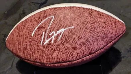Ray Lewis Signed Team Logo Football (COA)